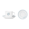 Cafe Gray Diner Cup & Saucer