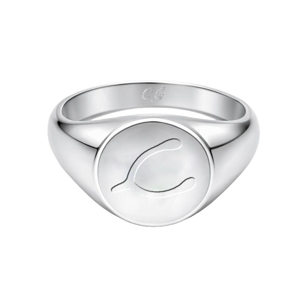Wishbone Signet Ring